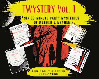 Murder Mystery Party Game | Logic & Deduction, 3+ Players (PDF Download)