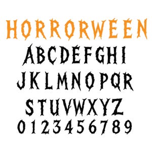 Halloween font,Spooky Halloween Font Svg,Png,Ttf,Otf ,Halloween Alphabet ,Scary Font ,Witch fonts ,Canva Font,font for Cricut,Silhouette