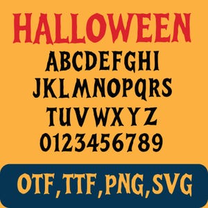 Halloween font,Spooky Halloween Font Svg,Png,Ttf,Otf ,Halloween Alphabet ,Scary Font ,Canva Font,font for Cricut,Silhouette