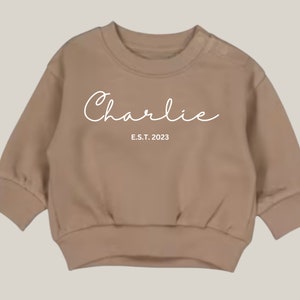 Personalised baby/child Sweatshirt, sweater, personalized Name jumper, monogrammed name, custom kids sweater, kids custom birthday clothing