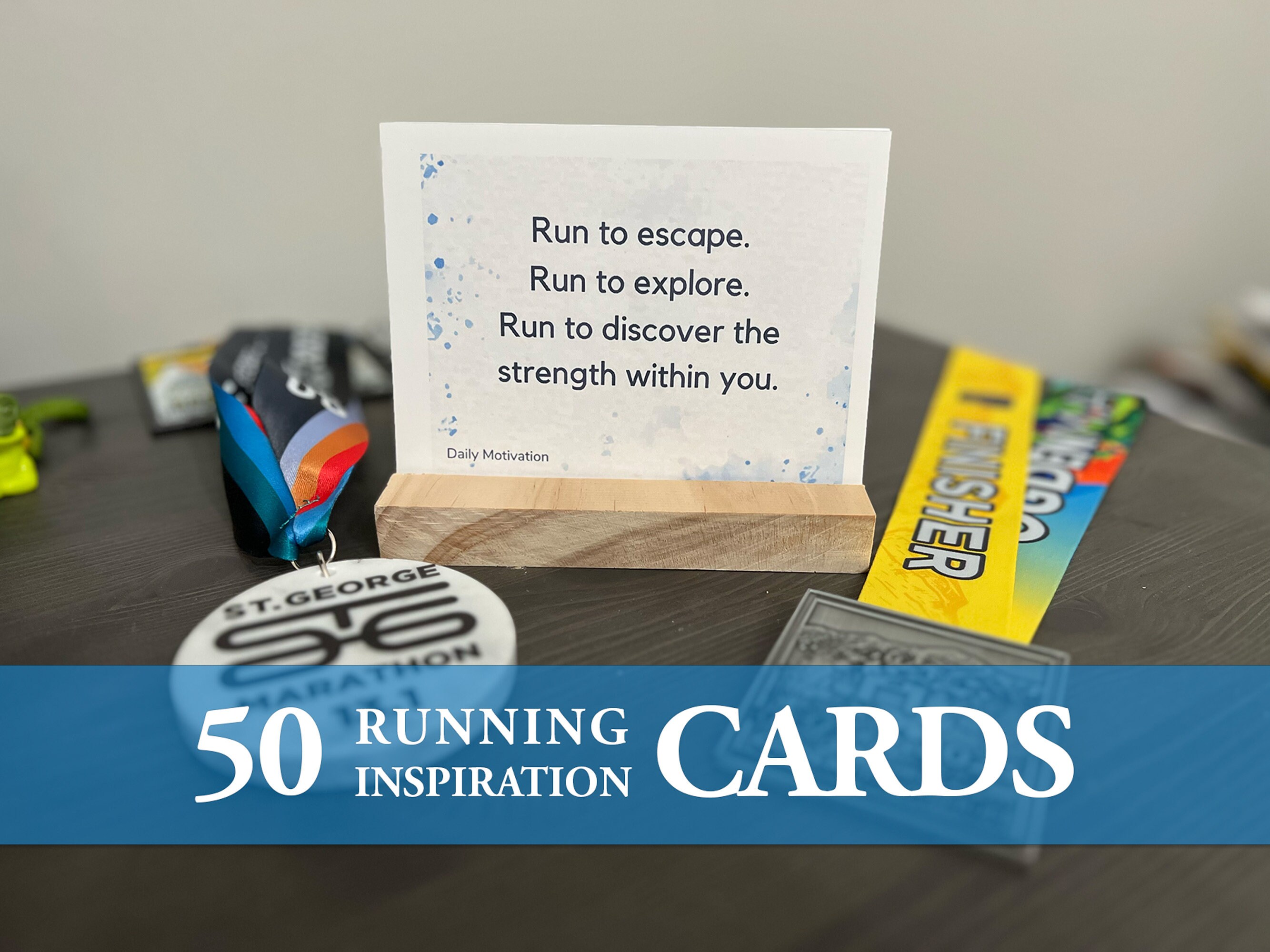 Printable Motivational Cards for Runners 50 Small Cards to Help Inspire Runners to Reach Their ...