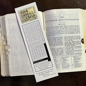 Doctrine & Covenants Reading Chart Bookmark: 2025 Youth Theme (digital ...