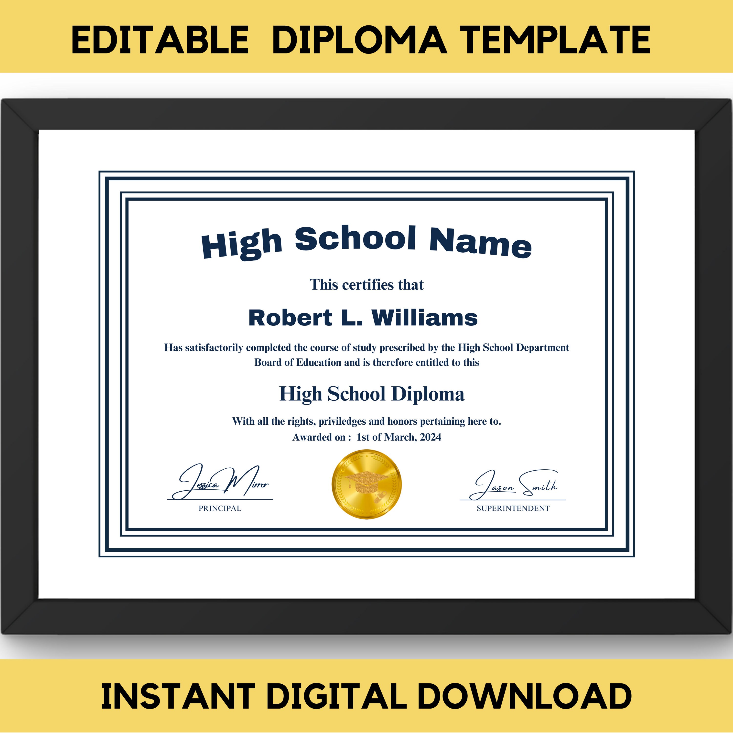 Ged Certificate Ged Diploma Custom Disploma Editable Diploma Ged Certificate Ged Diploma Custom Disploma Editable Diploma