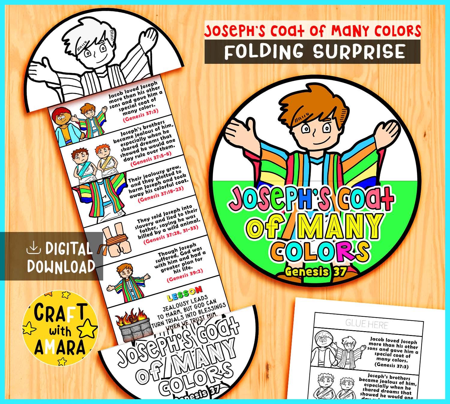 Genesis Joseph And The Coat Of Many Colors Lesson Joseph The