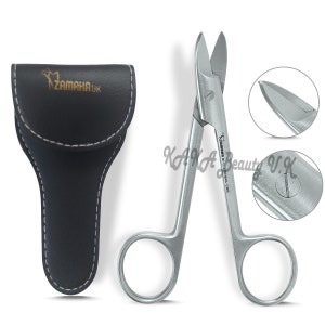 ENGLAND PREMIER Chiropody Toe Nail Scissors For Thick Nails Podiatry Curved ToeNail Scissors