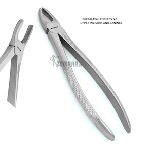 ZAMAHA Tooth Extracting Forceps 01, Upper Incisors, Dental Extraction Kits, Dental Pliers for Extraction, Dental extracting Tools