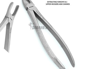 ZAMAHA Tooth Extracting Forceps 01, Upper Incisors, Dental Extraction Kits, Dental Pliers for Extraction, Dental extracting Tools