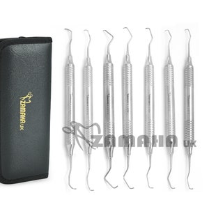 Dental Scaler Gracey Curette Periodontal Scaling Calculus Elevator Periodontal Instruments Periodontist Tools ZAMAHA UK