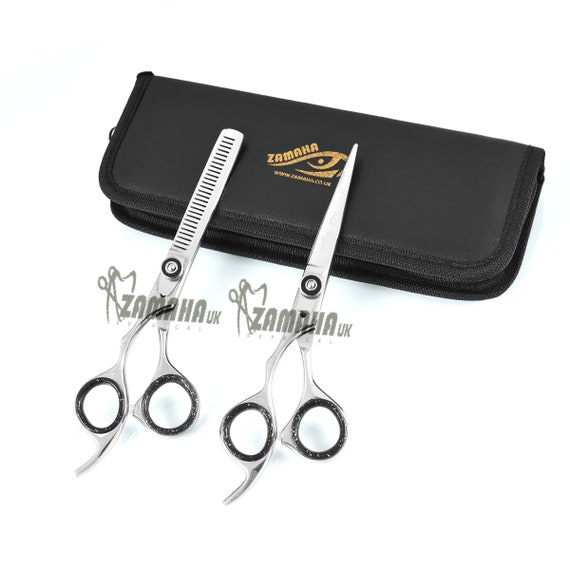 Friseurschere Aus Edelstahl – Professionell, Scharfe Klinge, Ergonomische Griffe, Inkl. Geschenktasche