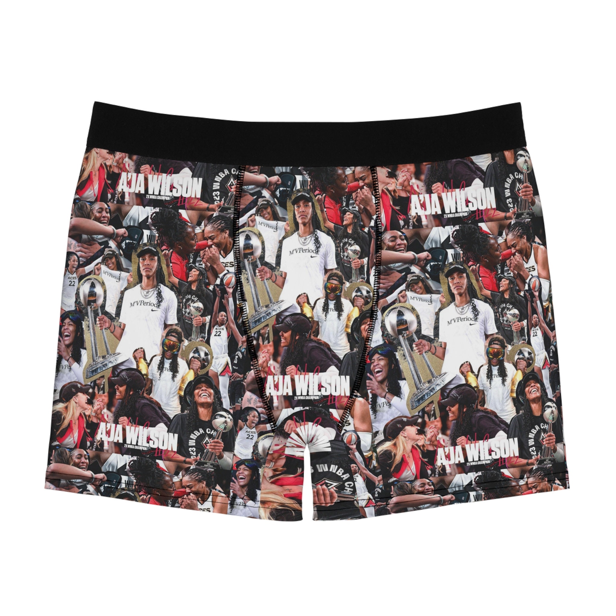 A'JaWilson Boxer Briefs, MVP, Champion, Las Vegas Aces, Exklusives Design, WNBA Geschenke, Damenbasketball