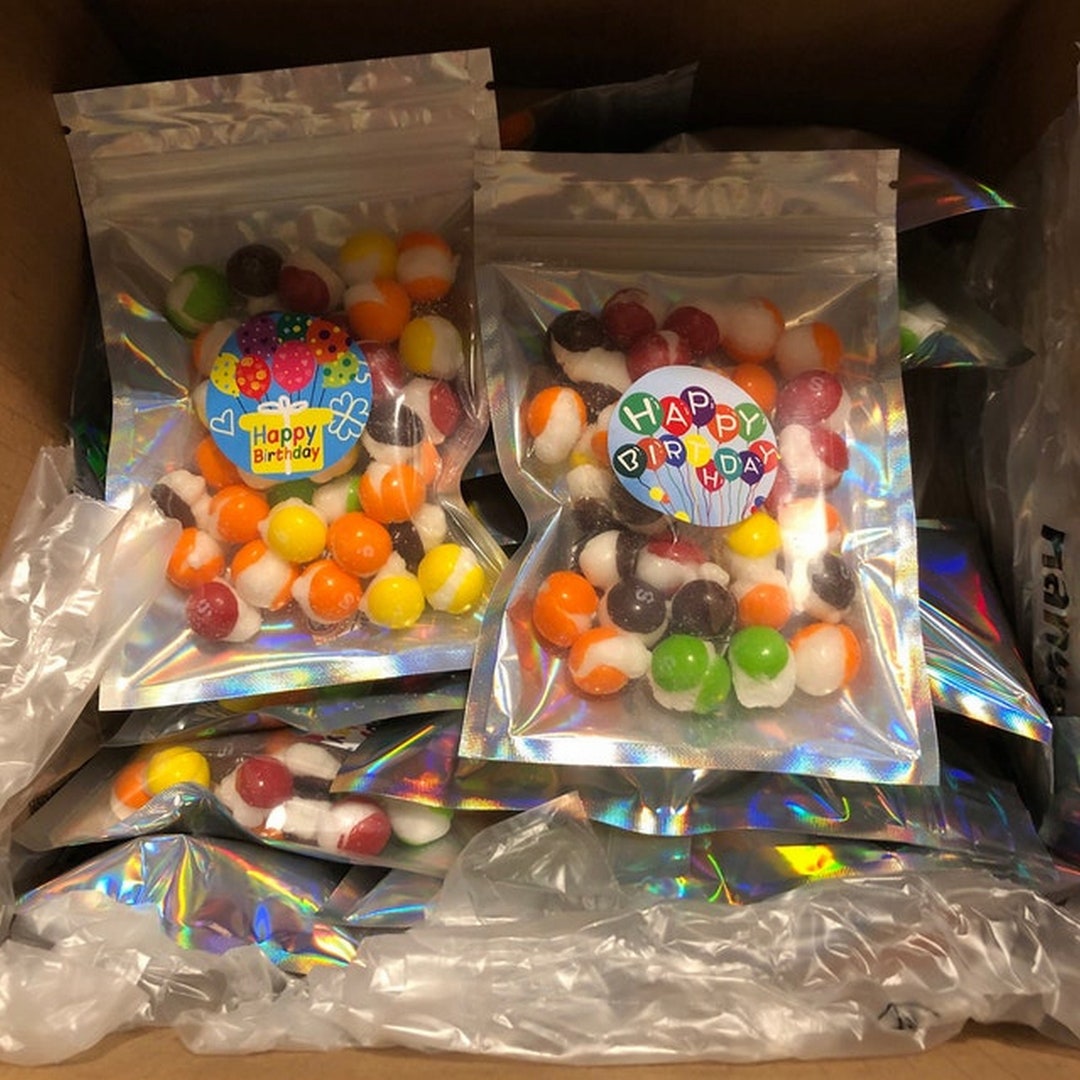 Freezedried Skittles Bulk Jar Enjoy the Rainbow Crunch Etsy