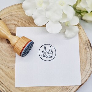 Stamp for Cologne lovers I Greetings from Cologne I Cologne gift I Stamp saying I Stamp set I Stamp logo I Including stamp pad