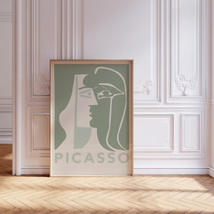 Picasso Print Digital Download, Exhibition Poster, Printable Wall Art, Pablo Picasso, Picasso Poster, Picasso Wall Art, Modern Eclectic