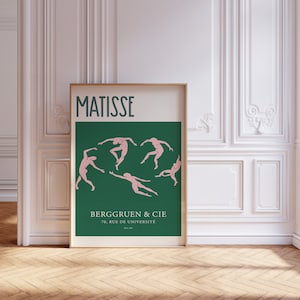 Henri Matisse La Danse II Print, Matisse Download, Museum Poster, Vintage Gallery Wall, Gallery Wall Art, Large Printable Aesthetic Design