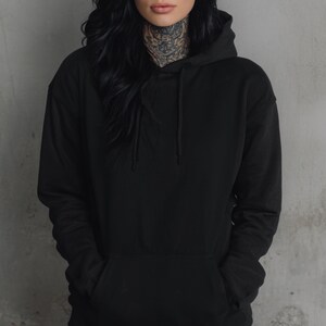 Schmetterling Y2K Pastel Goth Hoodie, Grafikdruck Witchy Kapuzenjacke, Fee Grunge dunkel Boho Hoodie, Emo Goth Kleidung, Goth Geschenk für Sie Bild 4