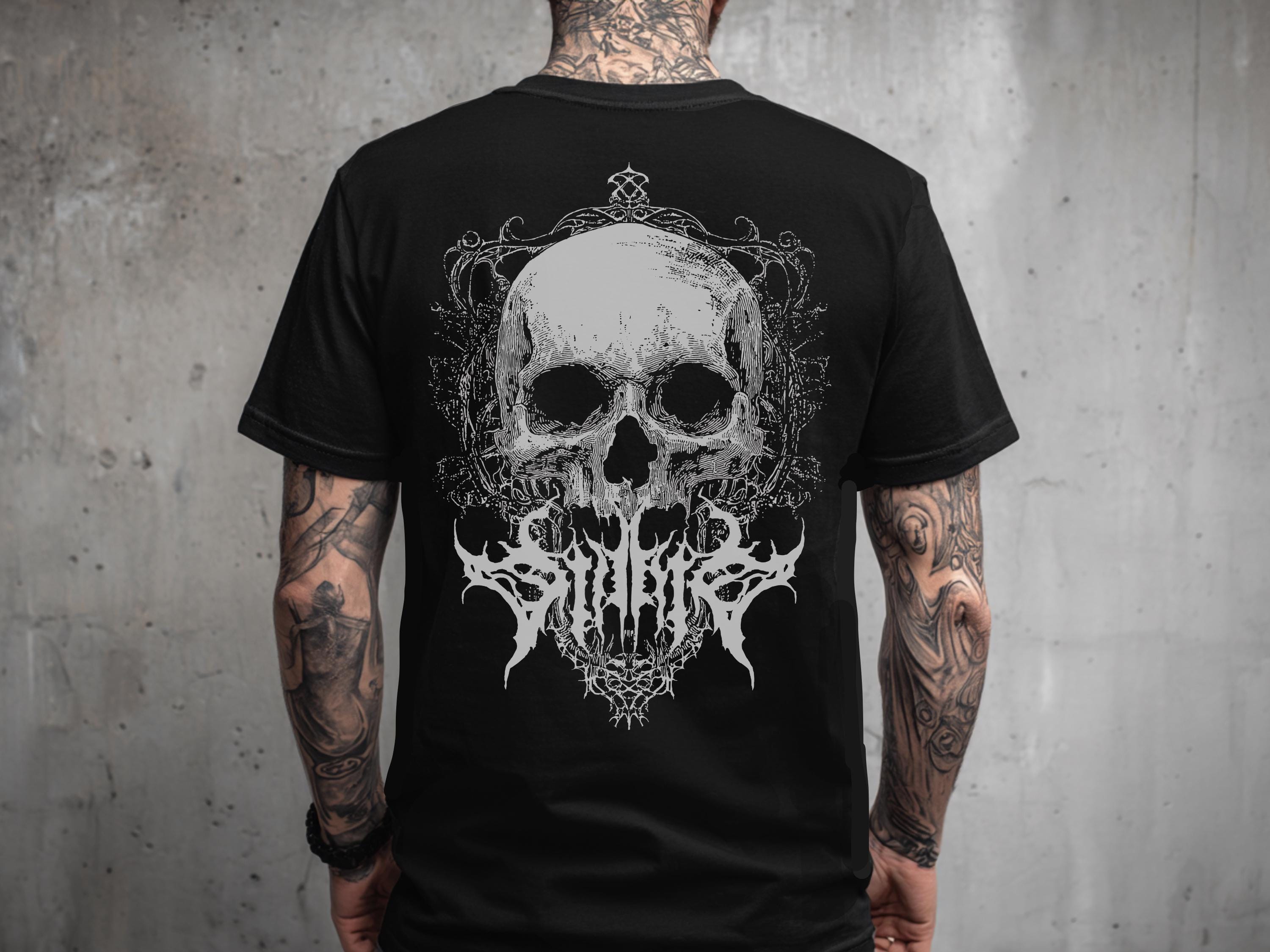 Y2k Grunge Skull Shirt - Etsy Denmark