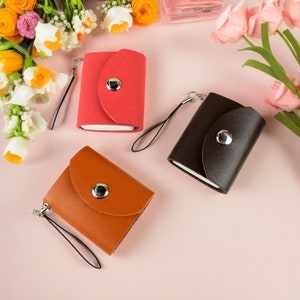 Diy Leather Photo Album Keychain, Personalized Mini Photo Album Keychain, Custom Photo Album Keychain, Gift For Family, Gift For Girls.