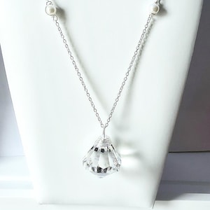Legendary Silver Crystal Moon Necklace | Magical Girl Cosplay | Anime Jewelry