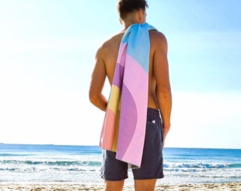 Sand Free Beach Towel | Sustainable, Compact, Lightweight, Rapid Drying: Travel | Beach | Camping | Swim | Pool (Byron) Strandtuch