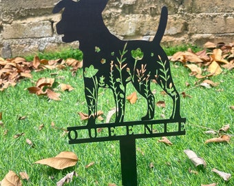 Custom Dog Memorial Stake,Personalized Dog Garden Sign,Pet Design Garden Sign, Gift for Pet, Dog Grave Marker,Pet Loss Gift
