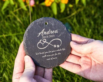 Laser Engraved Pet Memorial Stone,Personalized Pet Memorial Stone for Home & Garden,Pet Remembrance Gift,In Memory Of Gift,Pet Grave Marker