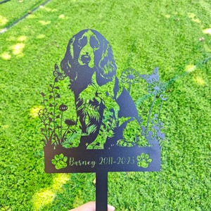 Custom Dog Memorial Stake,Personalized Pet Name Stake,Dog Loss Sign Dog Garden Memorial Sign,Dog Grave Marker,Pet Garden Name Sign
