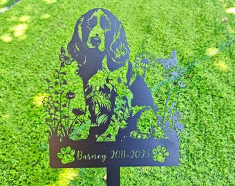 Custom Dog Memorial Stake,Personalized Pet Name Stake,Dog Loss Sign Dog Garden Memorial Sign,Dog Grave Marker,Pet Garden Name Sign
