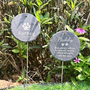 Custom Pet Memorial Stone,Engraved Pet Grave Stone,Personalized Pet Memorial Grave,Pet Grave Marker,Dog Sympathy Gift,Pet Memorial Gift