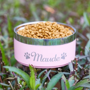 Personalized Dog Bowl Custom Dog Feeder Bowls Insulated,Stainless Steel Pet Bowl with Name Food Bowl Water Bowl Cat Bowls Pet Dog Cat Gifts