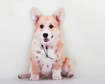 Memoriale per animali domestici, orologio da parete personalizzato per animali domestici, regalo commemorativo per animali domestici con foto personalizzata per proprietario di cane, orologio da parete decorativo, regalo per la perdita di un animale domestico, regalo per gli amanti dei cani