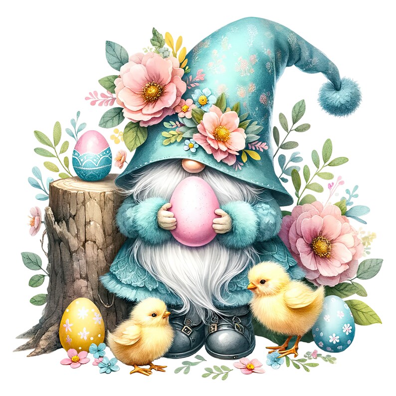 Watercolor Easter Gnome Clipart Bundle (digital Download) - Etsy