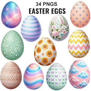 Clipart oeuf de Pâques, Pâques PNG, oeufs de Pâques png, graphiques de Pâques, dessins de Pâques, oeufs mignons png, oeuf de Pâques pastel, oeuf aquarelle png, oeuf png
