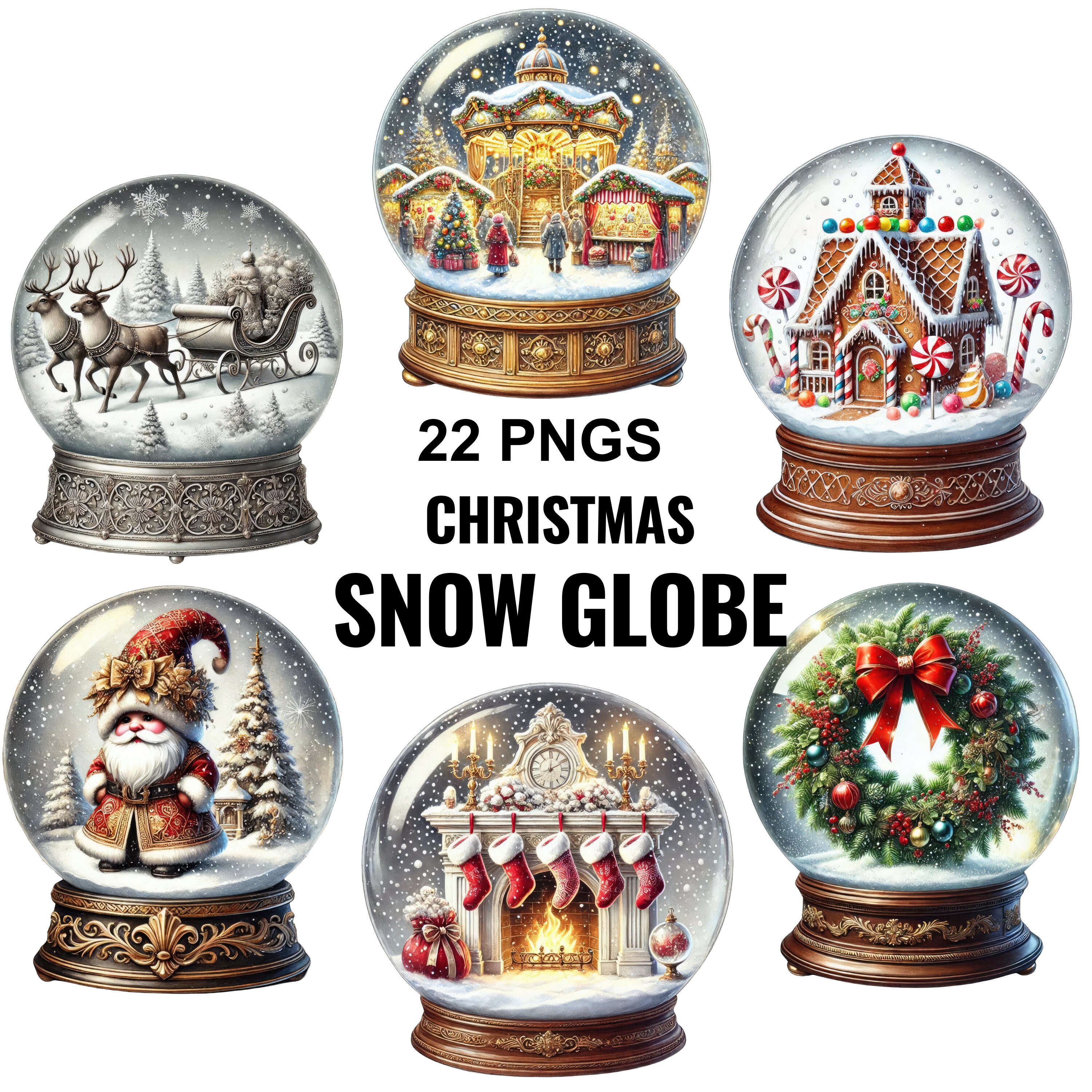 100mm Silver Penguins Playing Snow Globe - San Francisco