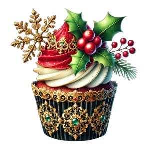 Paquete de imágenes prediseñadas de cupcakes navideños, imágenes prediseñadas de cupcakes navideños, imágenes prediseñadas de cupcakes, imágenes prediseñadas de cupcakes, imágenes prediseñadas de golosinas navideñas, imágenes prediseñadas de panadería navideña