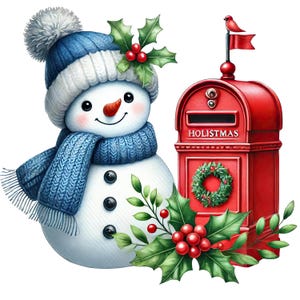 Imágenes prediseñadas de muñeco de nieve lindo de acuarela, imágenes prediseñadas de muñeco de nieve lindo, muñeco de nieve PNG, imágenes prediseñadas de muñeco de nieve de Navidad, imágenes prediseñadas de Navidad, imágenes prediseñadas de Navidad festiva