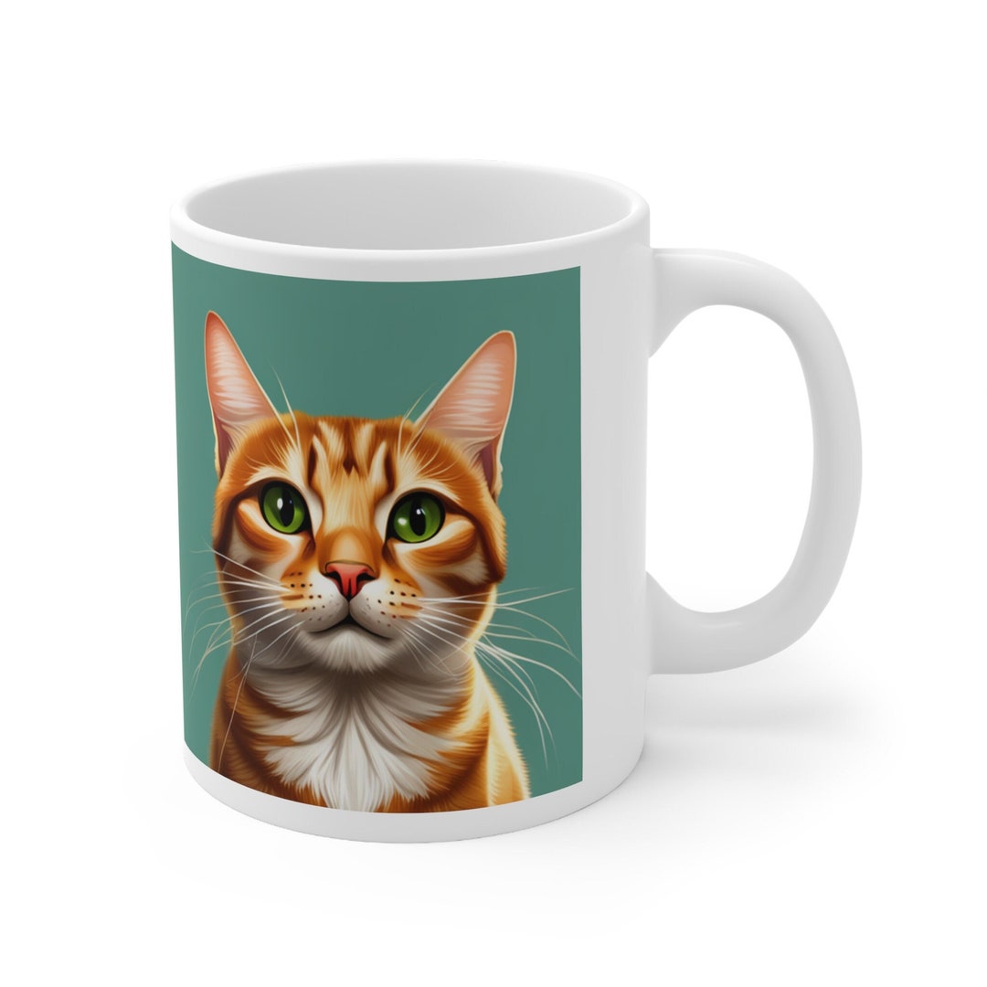 Cat Mug, Great Gift for Ginger Cat Lovers, Tabby Cat Fans. Etsy UK