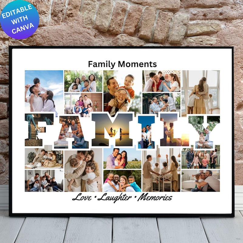 Family Photo Collage - Etsy