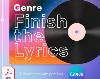 Genre Finish The Lyrics Game: Musik-Trivia-Party (Digitaler Download)