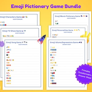 Emoji Pictionary Trivia | Emoji Pictionary Game | Emoji Pictionary Quiz | Emoji Trivia Game | Emoji Trivia Quiz | Emoji Quiz Game