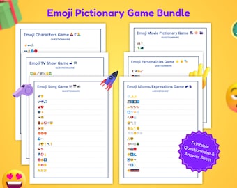 Emoji Pictionary Trivia | Emoji Pictionary Game | Emoji Pictionary Quiz | Emoji Trivia Game | Emoji Trivia Quiz | Emoji Quiz Game
