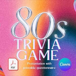 80s Party Game | 80s Music Game | 80s Movies Game | 80s TV Show & 80s Trends | Back to 1980s Games | I Love the 80&#39;s Trivia Quiz Activities