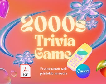 Juego de trivia sobre el Y2K: Música, películas y tendencias de la década del 2000 (descarga digital)