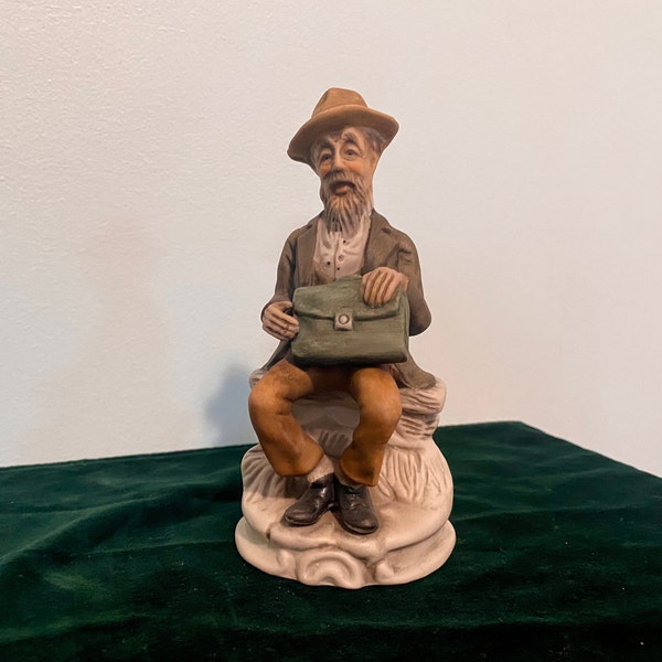 Old Man With Briefcase Collectible Figurine