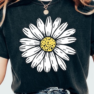 Comfort Colors Daisy Shirt, Daisy Shirt, Cute Floral Tee, Floral Tshirt, Comfort Colors Flower Tshirt, Spring Daisy Shirt, Wildflower shirt