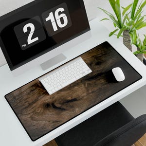 Tappetino per mouse con venature del legno, tappetino per mouse da gioco con texture effetto legno, tappetino per mouse da gioco di grandi dimensioni, tappetino per scrivania da gamer, tappetino per scrivania ispirato alla natura