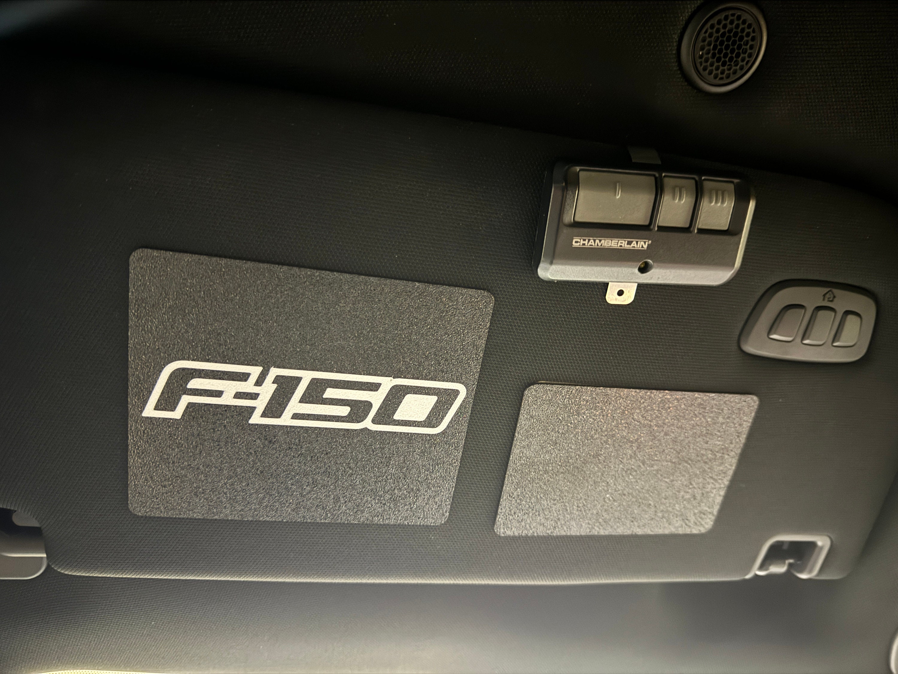 Ford F150 Tremor Explorer Focus ST Fiesta Sun Visor Warning Label Covers - NOT a Sticker High quality Set of 3