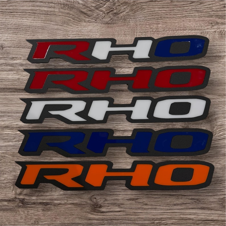 Ram Rho Sticker Ram RHO Badge Emblem - Laser Cut Acrylic - Interior or Exterior - 3m ...