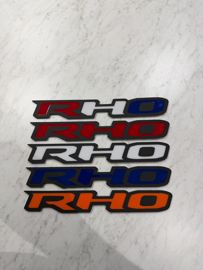 Ram RHO Badge Emblem - Laser Cut Acrylic - Interior or Exterior - 3m ...
