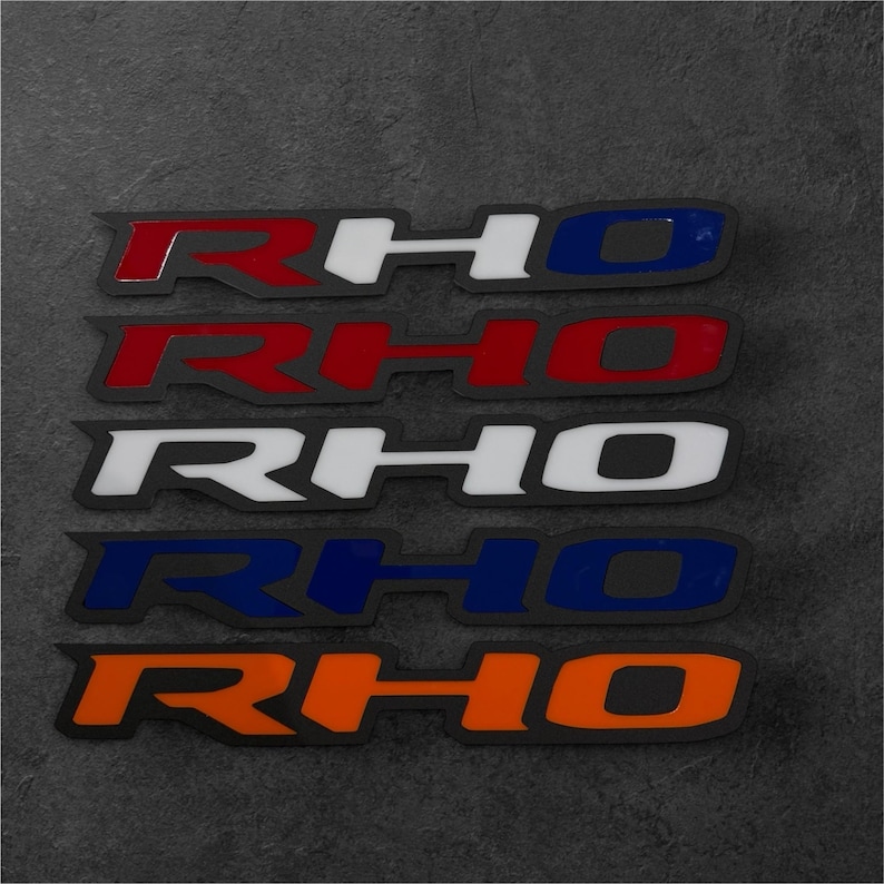 Ram RHO Badge Emblem - Laser Cut Acrylic - Interior or Exterior - 3m ...