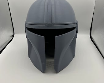 Mando Helmet - Star Wars Mandalorian Cosplay Costume Accessory - Raw